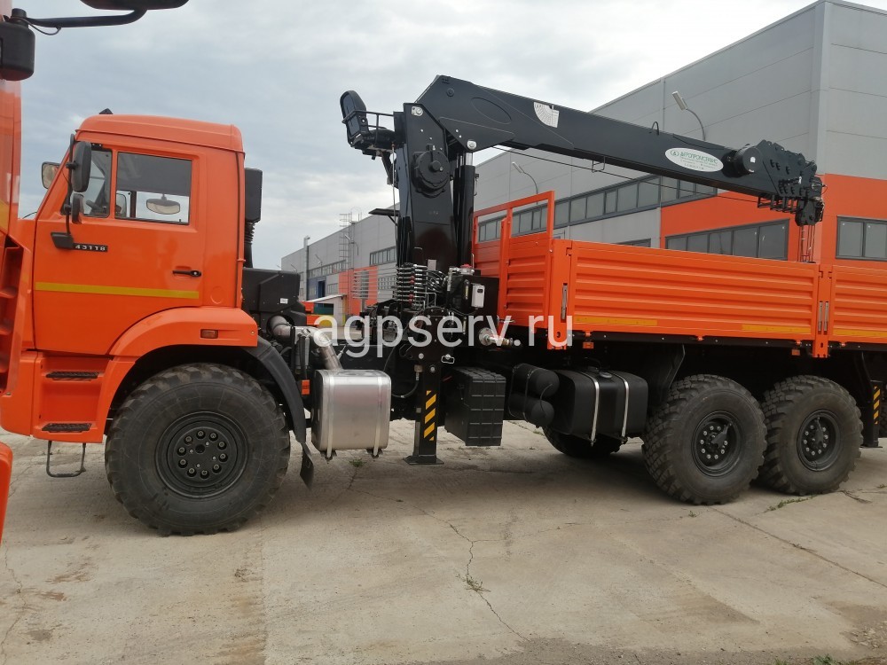 Автомобиль бортовой 438240-02 на шасси КАМАЗ 43118-73094-50 с КМУ ZTON876M