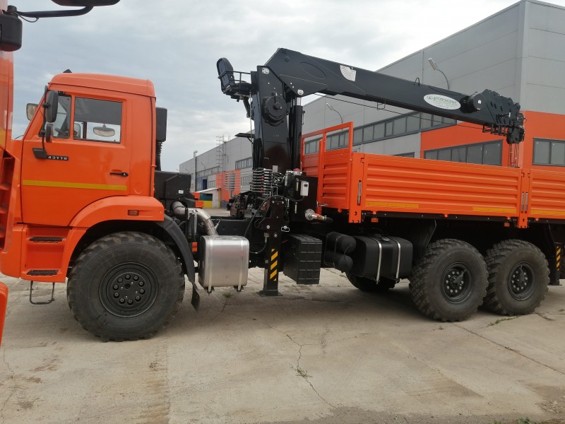 Автомобиль бортовой 438240-02 на шасси КАМАЗ 43118-73094-50 с КМУ ZTON876M