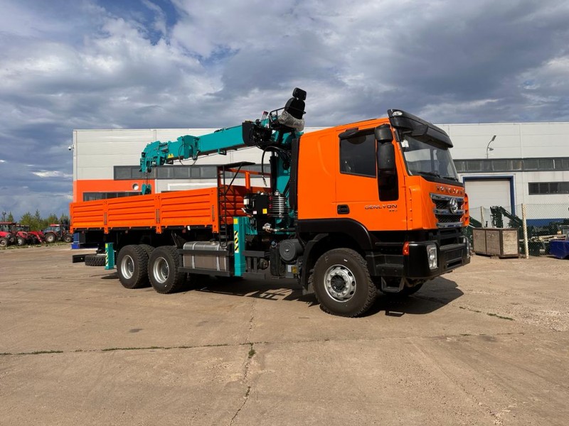 Автомобиль бортовой 4382Н0 на шасси HONGYAN CQ3346HV39D  с КМУ HKTC8026