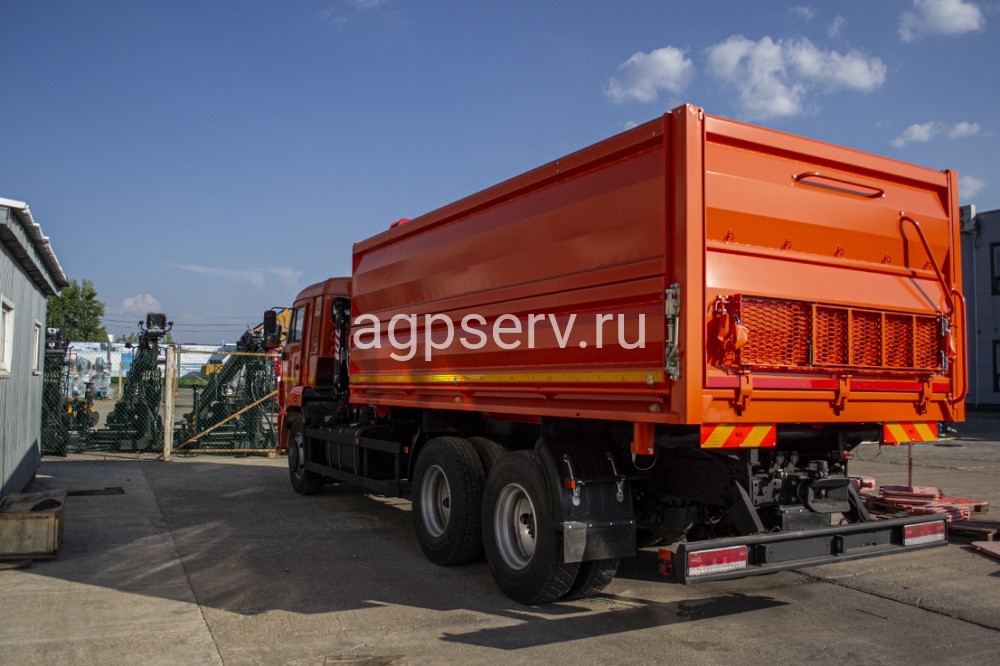 Автомобиль самосвал 438234 на шасси КАМАЗ 65115-3094-48 с КМУ FASSI 155