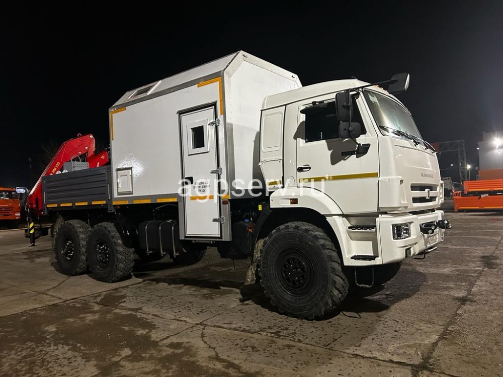Автомобиль специальный, мастерская передвижная с КМУ «ИНМАН ИМ-150»(АРОК) 43824М-02 на шасси КАМАЗ 43118-73092-50